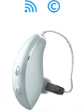 a RIC 312 hearing aid that is wireless and CROS compatible